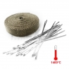 Kit Bande Thermique largeur 25mm + 10 colliers inox