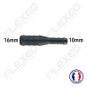 Raccord connecteur Droit pour tuyau et durite diamètre 16-10mm