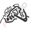 KIT EAU ARRIÈRE 15 DURITES SILICONE ALPINE GTA V6 TURBO D501 Phase 2