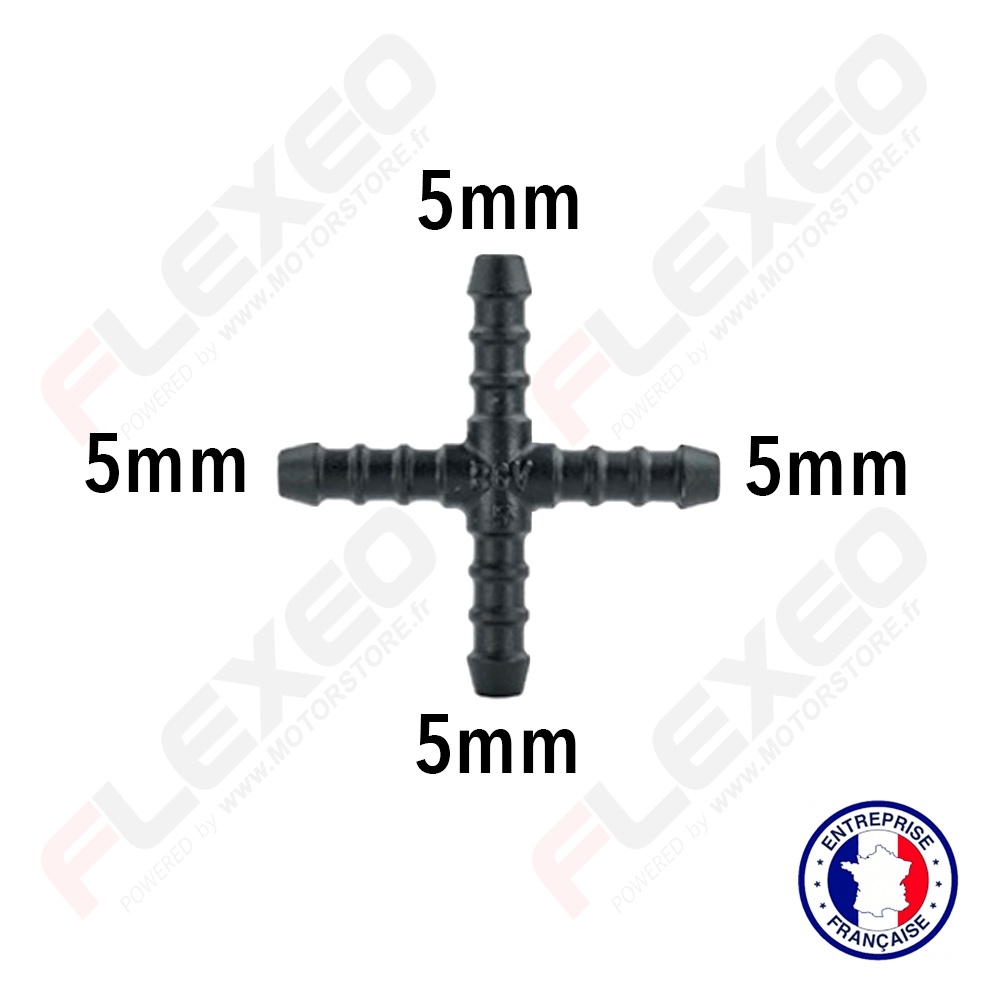 Raccord connecteur L pour tuyau et durite diamètre 25mm - SARL FLEXEO