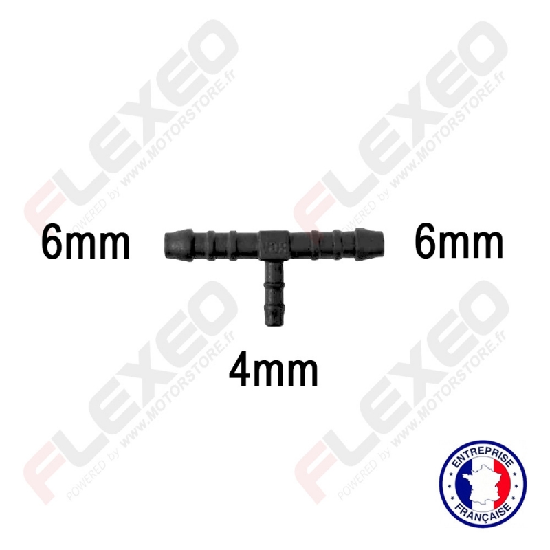 Raccord connecteur Droit pour tuyau et durite diamètre 10-6mm - SARL FLEXEO