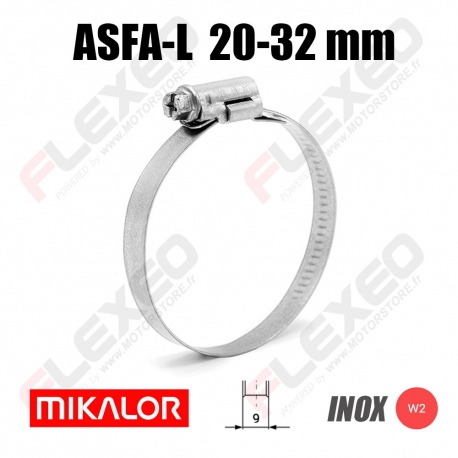 Collier à vis tangente ASFA Inox 20-32mm W2