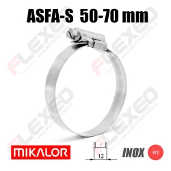 Collier ASFA-S W2 (12mm) Ø50-70mm