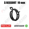 Collier à ressort standard BLACK W1 Ø19mm