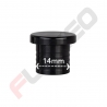 BOUCHON ALUMINIUM RAINURE NOIR Ø14mm