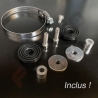 KIT ACCESSOIRES HARDPIPE ALUMINIUM RCZ DS3 THP 208 308 GTI