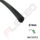 Tuyau carburant toilé Ø4mm x 9mm AU MÈTRE