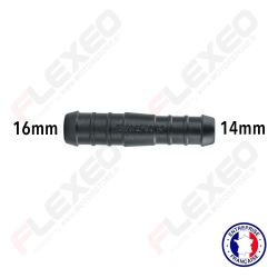 Raccord connecteur Droit pour tuyau et durite diamètre 16-14mm