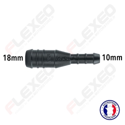 Raccord connecteur Droit pour tuyau et durite diamètre 18-10mm