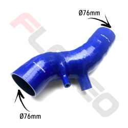 DURITE INDUCTION SILICONE SPIRALE RENAULT MEGANE 3 RS 76MM