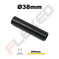 Manchon droit caoutchouc EPDM Ø38mm L.200mm